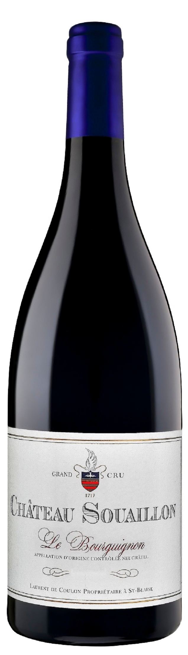 Le Bourguignon der burgundigste Schweizer Pinot Noir Château Souaillon St. Blaise Neuchâtel