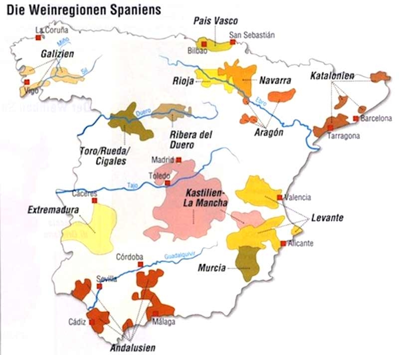 Weinhandel Buess Sissach Import Spanien